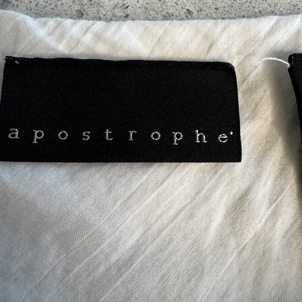 Apostrophe Lined A Line Skirt Sz 6 Cotton Cottage-core Romantic Midi Side Zip - Picture 4 of 14